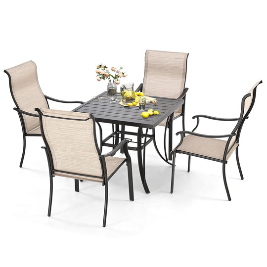 5 Piece Patio Dining Set - Happatio