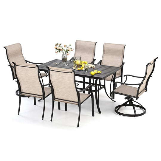 7 Piece Patio Dining Set - Happatio
