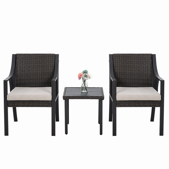 3 Piece Patio Bistro Set - Happatio