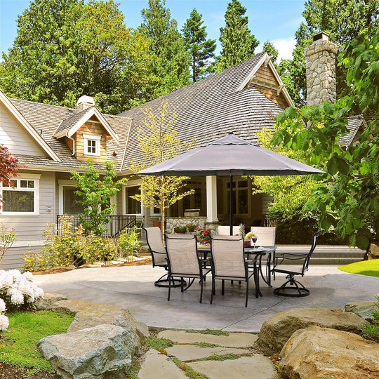 HAPPATIO 7 Piece Patio Dining Set