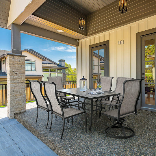 7 Piece Patio Dining Set - Happatio