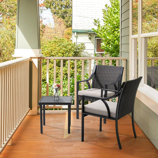 3 Piece Patio Bistro Set - Happatio