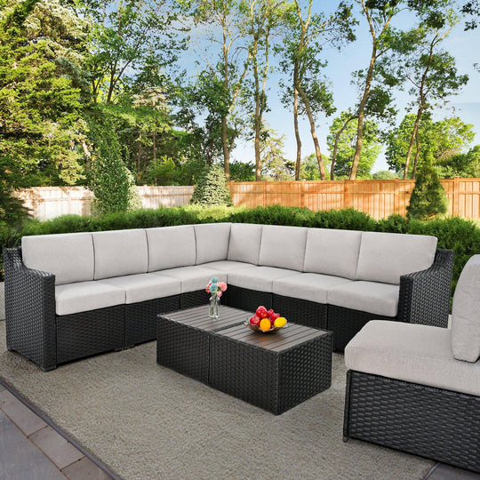 10 Piece Patio Conversation Set - Happatio