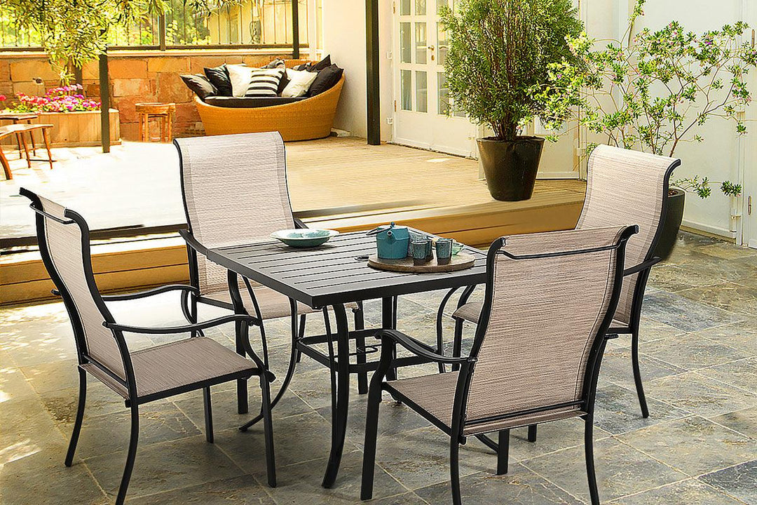 Happatio's 5 Piece Patio Dining Set: The Perfect Addition to Your Outdoor Entertaining Space