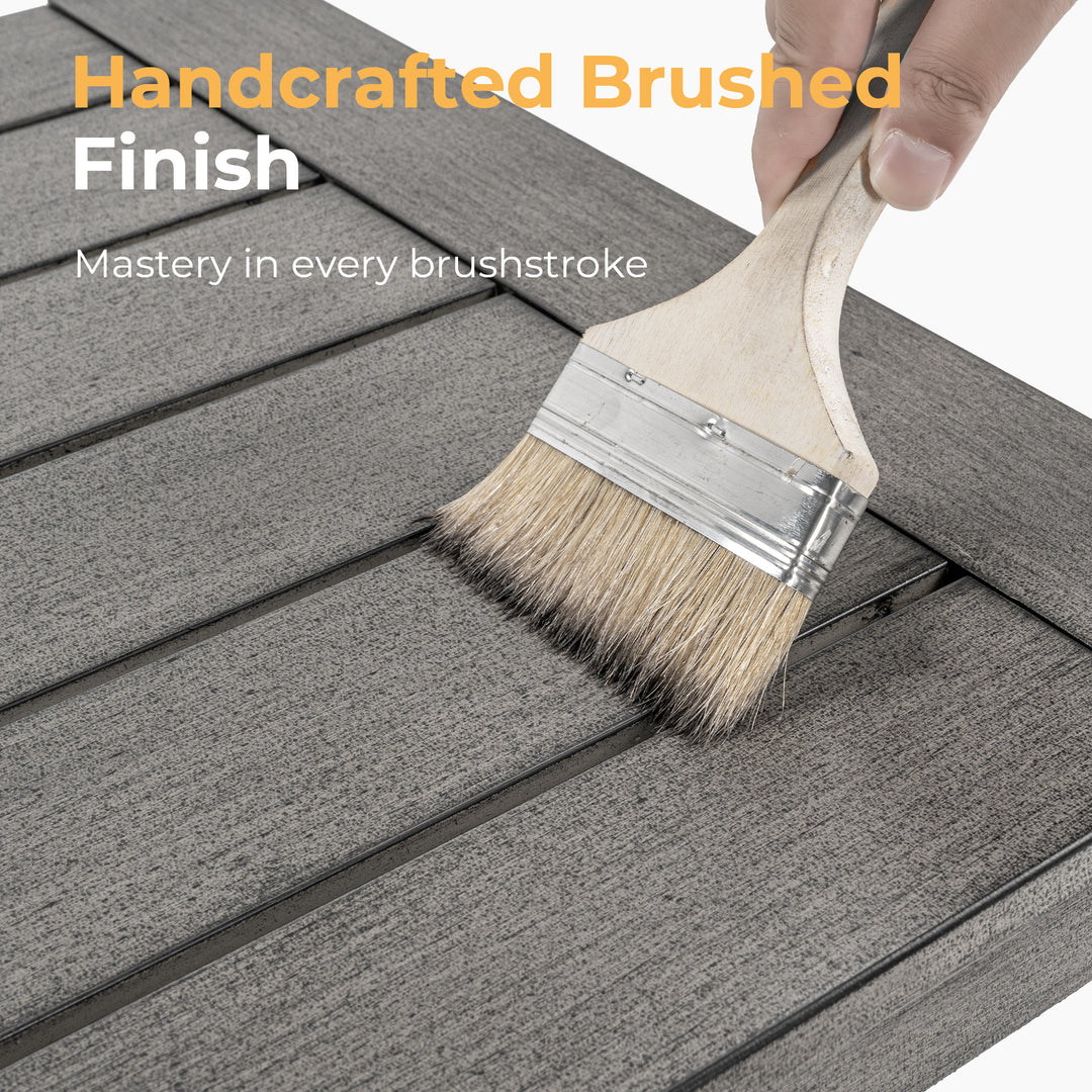 HAPPATIO Aluminum Patio Furniture Set, 3-Piece Oversized Outdoor Conversation Set with Deep Seating and Wide Armrest, Patio Conversation Sets with 6" Cushion